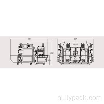 Auto PE Touw Kartonnen Doos Wrapping Banding Machine